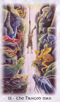  - The Celtic Dragon Tarot -  - The Hanged Man