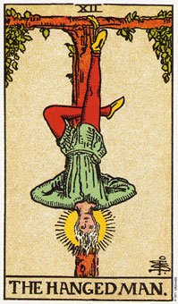 ԭʼΰ - Original Rider-Waite Tarot -  - The Hanged Man