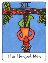  - African Tarot -  - The Hanged Man