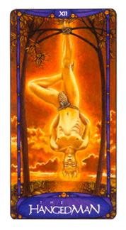  - Art Nouveau Tarot -  - The Hanged Man