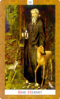 ƽʱ - Golden Tarot - ʿ - The Hermit