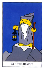 С - Gummy Bear Tarot - ʿ - The Hermit