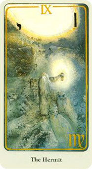  - Haindl Tarot - ʿ - The Hermit