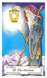 ɭ޲ - Hanson Roberts Tarot - ʿ - The Hermit