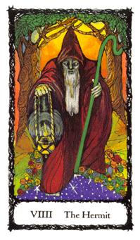 ʥõ - Sacred Rose Tarot - ʿ - The Hermit