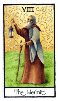 Ӣʼ - Old English Tarot - ʿ - The Hermit