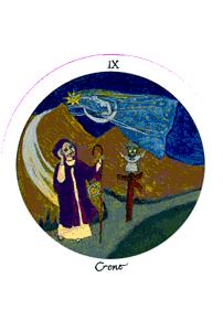  - Motherpeace Tarot - ʿ - The Hermit