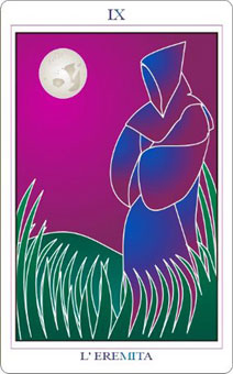 ˹ - Phoenix Tarot - ʿ - The Hermit