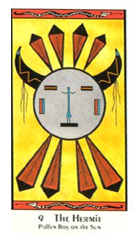 ʥ - Santa Fe Tarot - ʿ - The Hermit