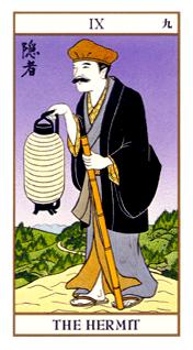  - Ukiyoe Tarot - ʿ - The Hermit