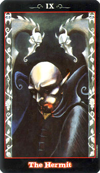 Ѫ - Vampire Tarot - ʿ - The Hermit