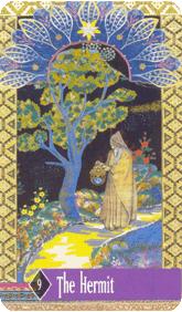 ÷ - Zerner Farber Tarot - ʿ - The Hermit