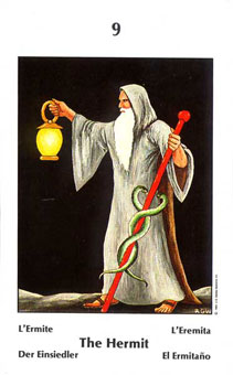 Űֿ - Barbara Walker Tarot - ʿ - The Hermit