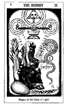ʿ - The Hermetic Tarot - ʿ - The Hermit