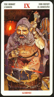  - Celtic Tarot - ʿ - The Hermit