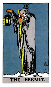 ¡ΰ - Rider Waite Tarot - ʿ - The Hermit