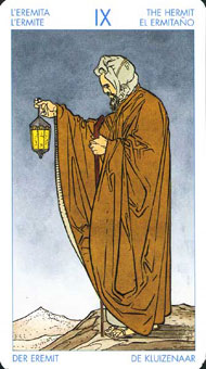 ʥ׳ΰ - Universal Waite Tarot - ʿ - The Hermit