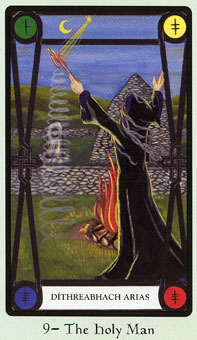  - Faery Wicca Tarot - ʿ - The Hermit