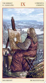 ɯ - Mona Lisa Tarot - ʿ - The Hermit