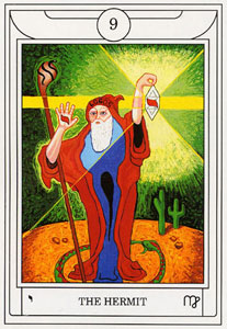 ƽ - Golden Dawn Magical Tarot - ʿ - The Hermit