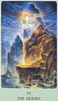 ֮ - Tarot Root of Asia - ʿ - The Hermit