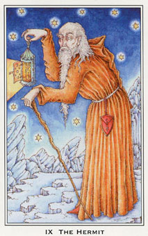 νܶܿѷ - Nigel Jackson Tarot - ʿ - The Hermit