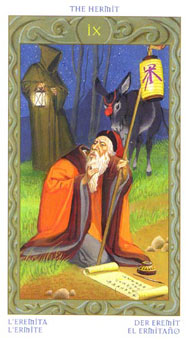 ֮ - Tarot of the Journey to the Orient - ʿ - The Hermit