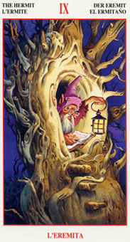  - The Fairy Tarot - ʿ - The Hermit