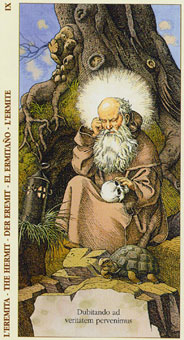 Ŷ - Tarot of Durer - ʿ - The Hermit