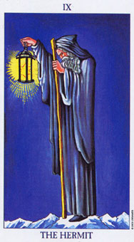 ΰ - Radiant Rider-Waite Tarot - ʿ - The Hermit