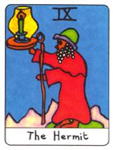  - African Tarot - ʿ - The Hermit