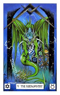  - Dragon Tarot - ̻ - The Hierophant