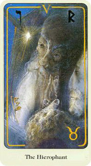  - Haindl Tarot - ̻ - The Hierophant