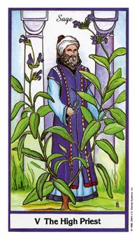 ҩ - Herbal Tarot - ̻ - The Hierophant