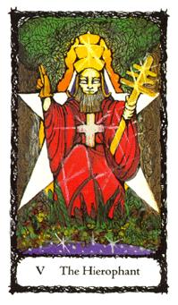 ʥõ - Sacred Rose Tarot - ̻ - The Hierophant