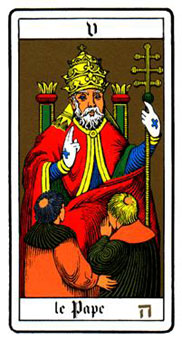 ˹ - Oswald Wirth Tarot - ̻ - The Hierophant