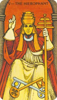 Ħ - Morgan-Greer Tarot - ̻ - The Hierophant