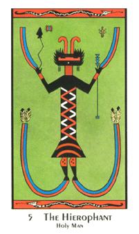 ʥ - Santa Fe Tarot - ̻ - The Hierophant