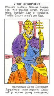 ѧ - Starter Tarot - ̻ - The Hierophant