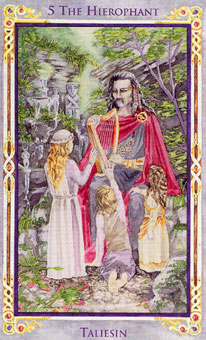 ɪ - Legend Arthurian Tarot - ̻ - The Hierophant