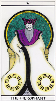 ڤ - Meditation Tarot - ̻ - The Hierophant