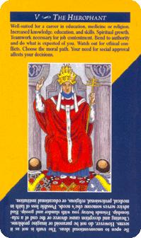 ΰ - Quick and Easy Tarot - ʥְ - The Hierophant