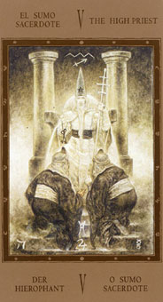 Թ - The Labyrinth Tarots - ̻ - The Hierophant