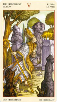 ɯ - Mona Lisa Tarot - ̻ - The Hierophant