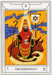 ƽ - Golden Dawn Magical Tarot - ̻ - The Hierophant