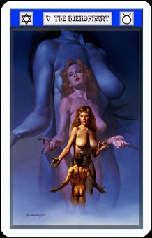 ˹Լ - Boris Vallejo Tarot - ̻ - The Hierophant