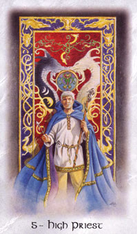  - The Celtic Dragon Tarot - ̻ - The Hierophant