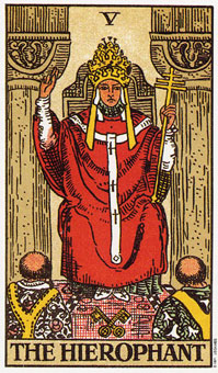 ԭʼΰ - Original Rider-Waite Tarot - ̻ - The Hierophant