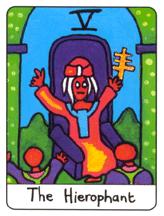  - African Tarot - ̻ - The Hierophant