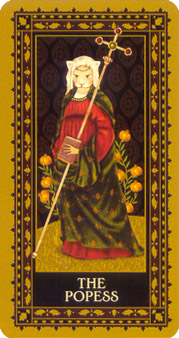 è - Medieval Cat Tarot - Ů˾ - The High Priestess